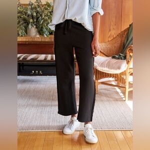 Frank & Eileen Bella Italian Sweatpant Black Triple Fleece Size M